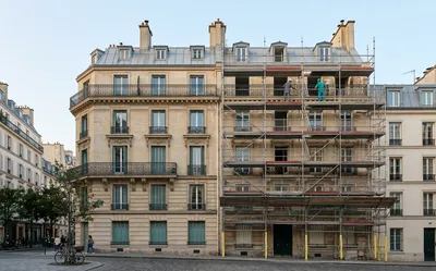 Ravalement de façade financé par le fonds de travaux